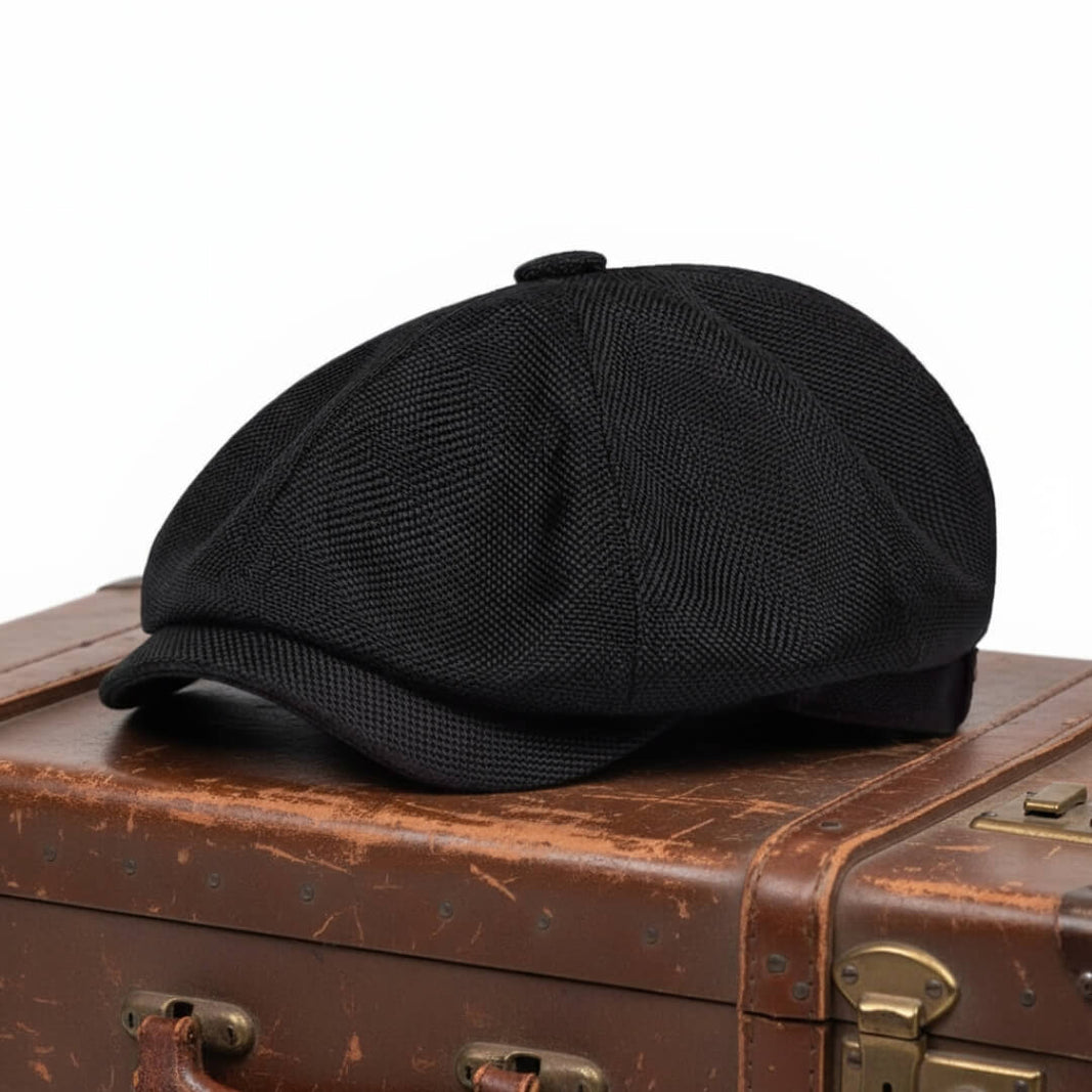 Textured Newsboy Cap - PHOENIX